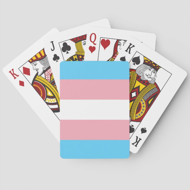 Transgender Flag, Games, Transgender Playing Cards (Back)