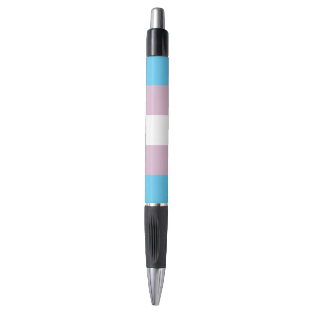 Transgender Flag Ink Pen (Emmy) (Front Vertical)