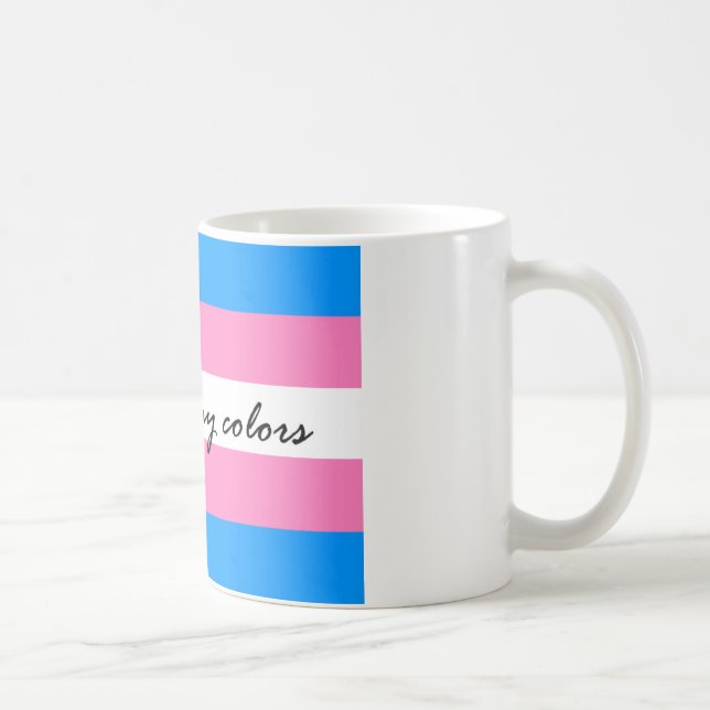 Transgender Flag Mug (Right)