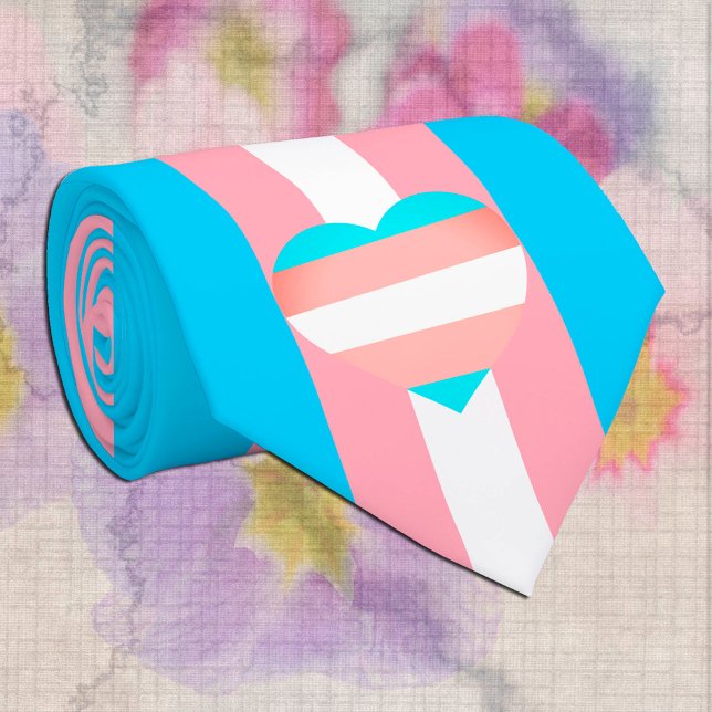 Transgender Flag & Pride community /gender flag Tie (Creator Uploaded)