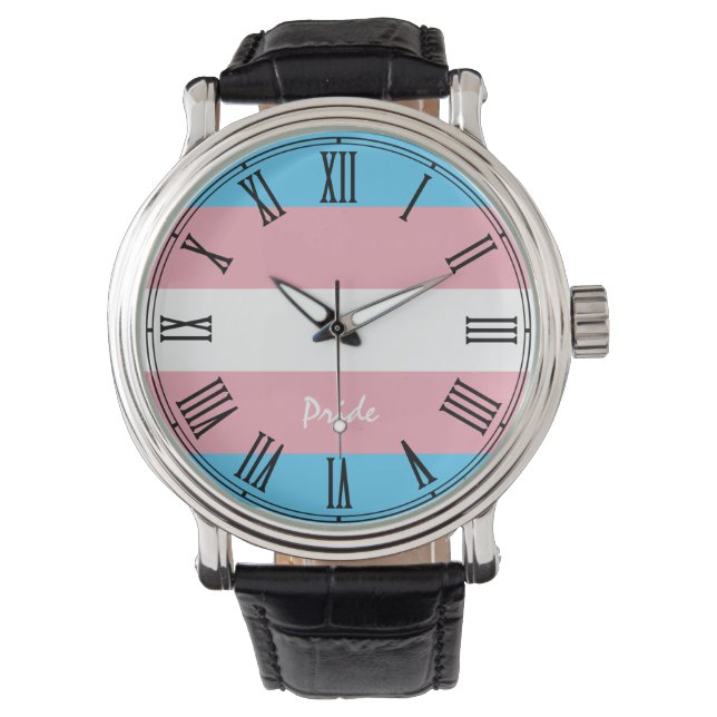 Transgender Flag & Pride Watch (Front)