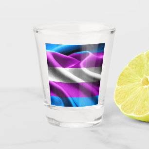 Transgender Flag Shot Glass