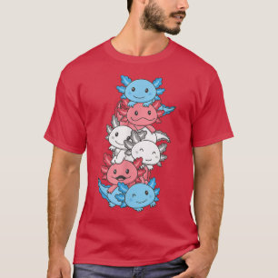 Transgender Flag Trans Pride LGBTQ Aolotl T-Shirt