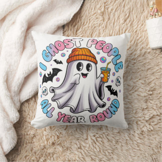 Transgender Funny Halloween – I Ghost People Cushion