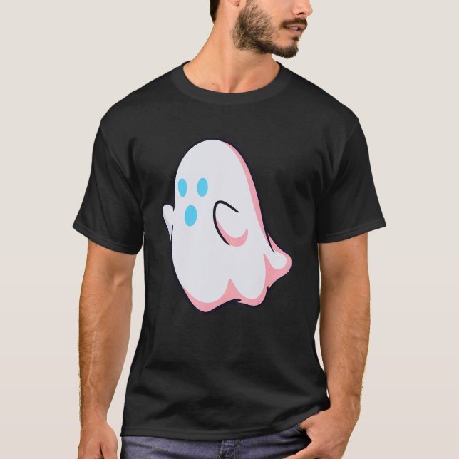 Transgender Ghost Transgender T-Shirt (Front)