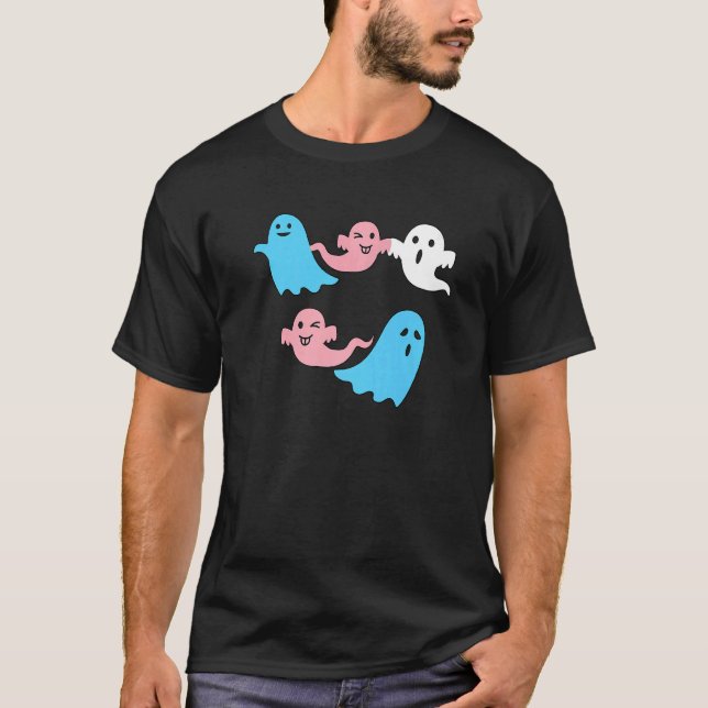 Transgender Ghosts Transgender   T-Shirt (Front)
