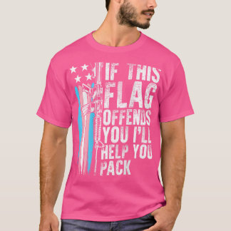 Transgender If This Flag Offends You Ar-15 Gun Rig T-Shirt