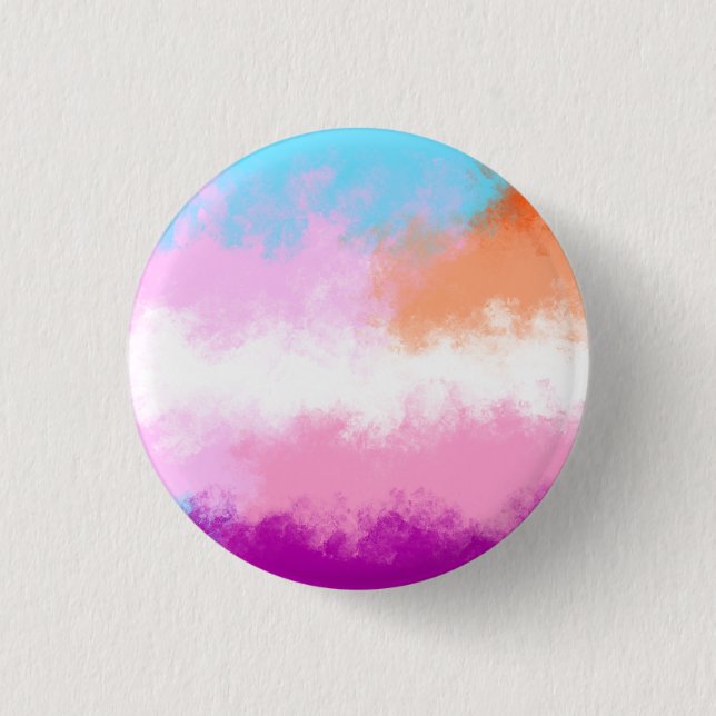Transgender lesbian pride flag pin (Front)