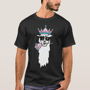 Transgender Llama LGBT-Q Cute Animal Trans Pride F T-Shirt