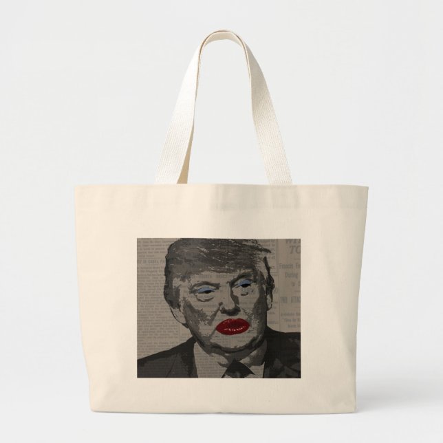 Transgender president large tote bag (Front)