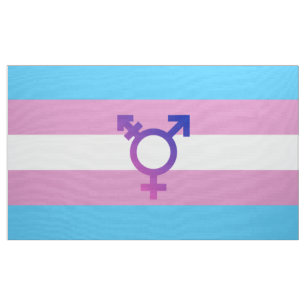 Transgender Pride and Symbol Fabric
