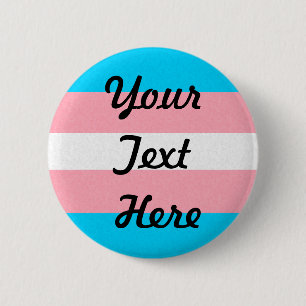 Transgender Pride Flag 6 Cm Round Badge