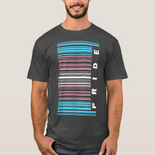 Transgender Pride Flag Barcode LGBT T-Shirt