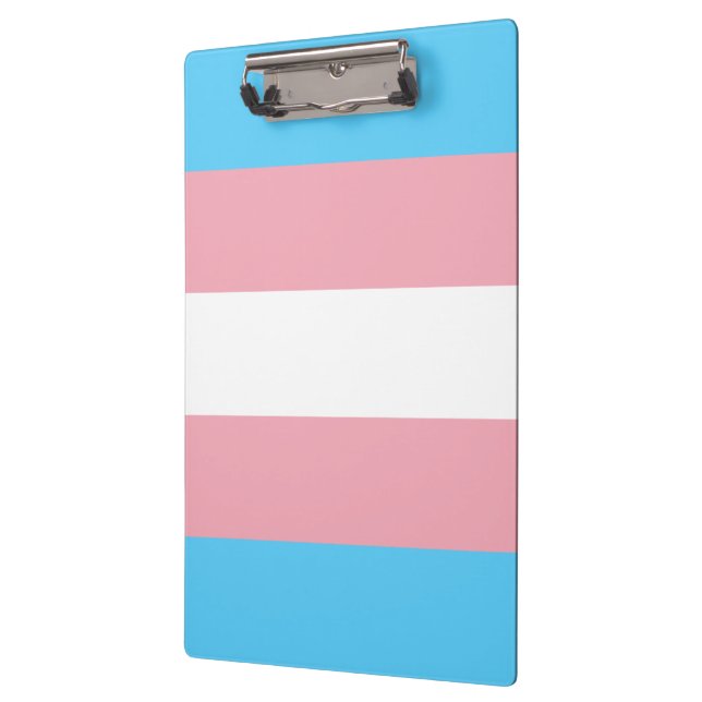 Transgender Pride Flag Clipboard (Left)