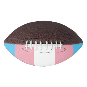 Transgender Pride Flag Football