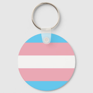 Transgender Pride Flag - LGBT Rainbow Key Ring