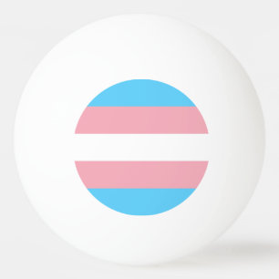 Transgender Pride Flag - LGBT Rainbow Ping Pong Ball