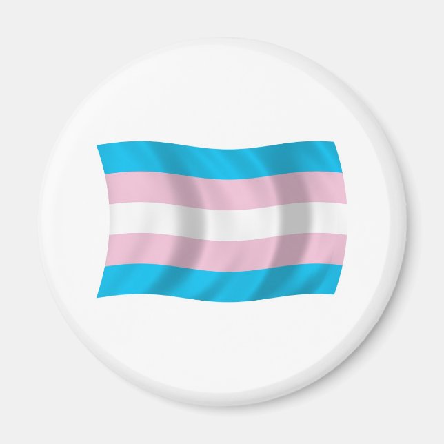 Transgender Pride Flag Magnet (Front)