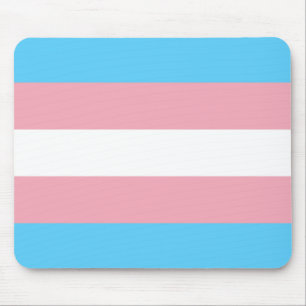 Transgender Pride Flag Mouse Pad