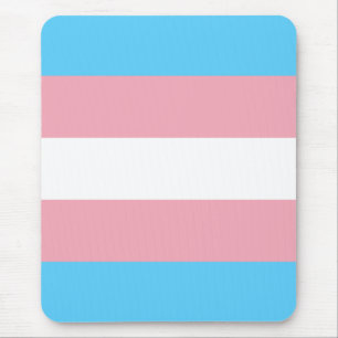 Transgender Pride Flag Mouse Pad