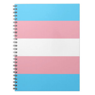 Transgender Pride Flag Notebook