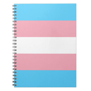 Transgender Pride Flag Notebook