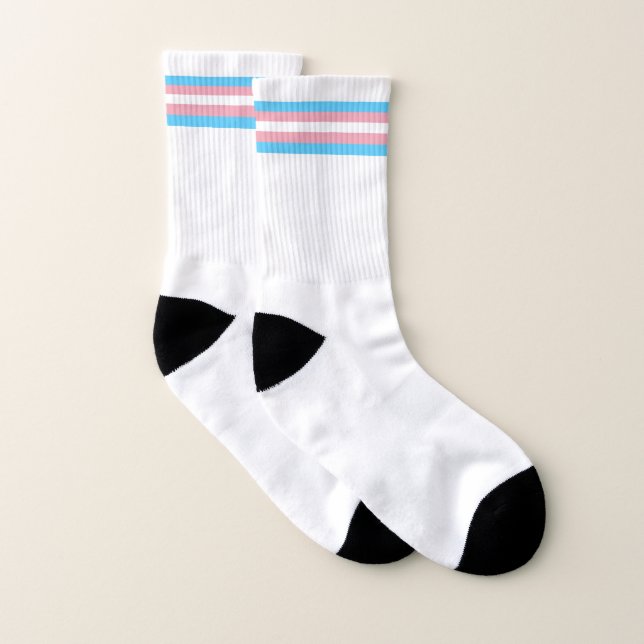 Transgender Pride Flag Socks (Pair)