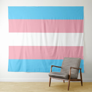 Transgender Pride Flag Tapestry