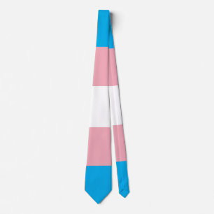Transgender Pride Flag Tie