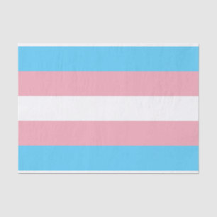 Transgender Pride Flag Tissue Paper