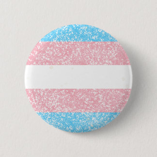 Transgender Pride Glitter 6 Cm Round Badge