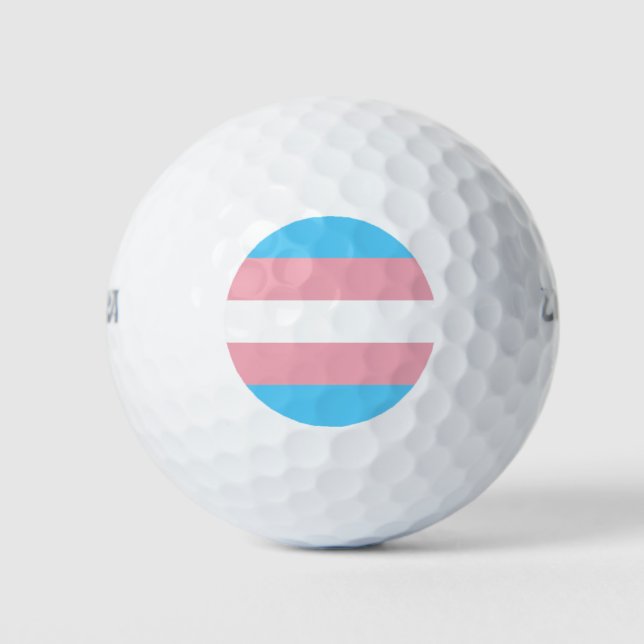 Transgender Pride Golf Balls (Front)