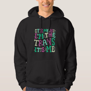 Transgender Pride It's Me Hi I'm The Trans Retro G Hoodie