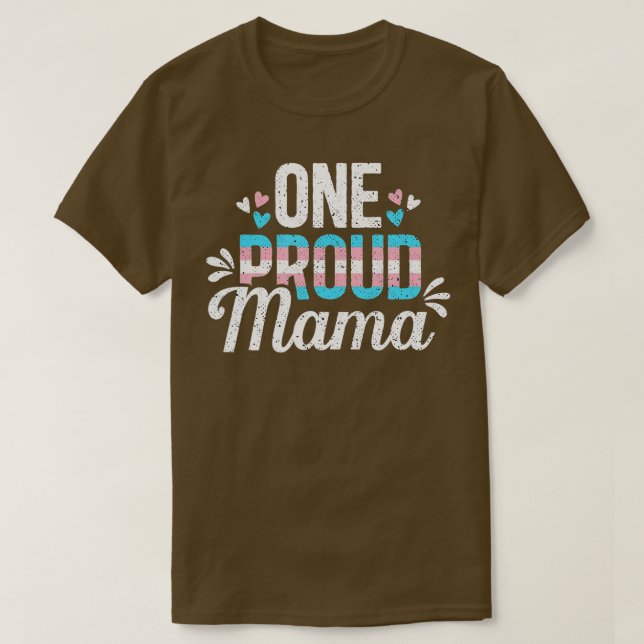 Transgender Proud Mama Trans Mum LGBT Ally Pride M T-Shirt (Design Front)