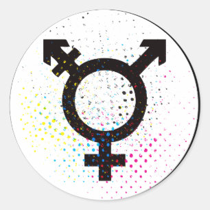 transgender symbol sticker