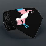 Transgender Tie Blue Pink Stripes Flag Unicorn<br><div class="desc">This design was created through digital art. It may be personalised by clicking the customise button and changing the colour, adding a name, initials or your favourite words. Contact me at colorflowcreations@gmail.com if you with to have this design on another product. Purchase my original abstract acrylic painting for sale at...</div>