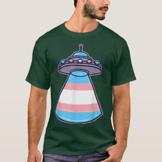 Transgender Ufo Trans Pride Space Pride Month  T-Shirt