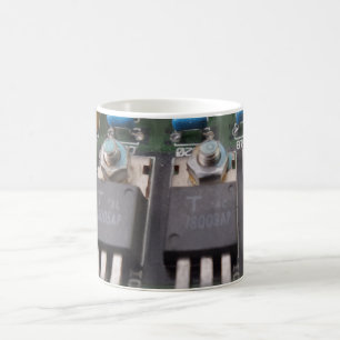 Transistor Circuit White 11 oz Classic White Mug