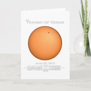 Transit of Venus - 2012 Card