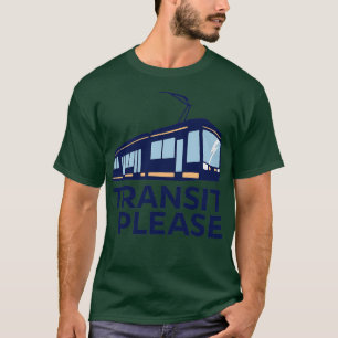 TRANSIT PLEASE dark T-Shirt