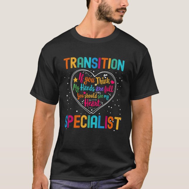 Transition Specialist Appreciation Week Back to Sc T-Shirt (Front)