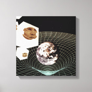 Transition to another dimension canvas print