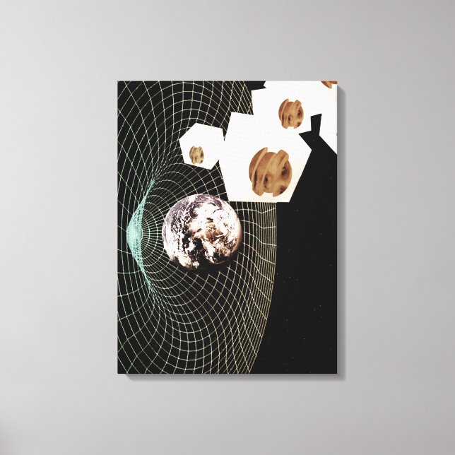 Transition to another dimension canvas print (Front)