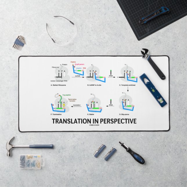 Translation In Perspective tRNA Biology Protein Desk Mat (Workstation)