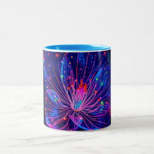 Translucent Blue Two-Tone Coffee Mug