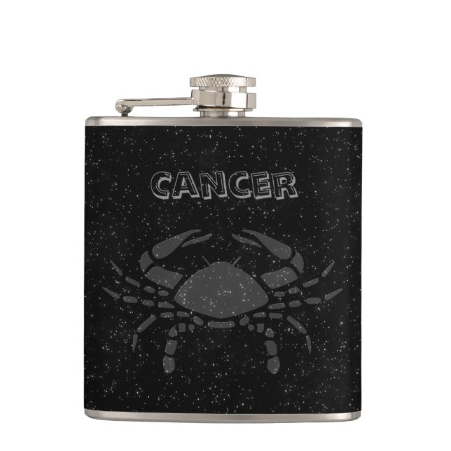 Translucent Cancer Hip Flask (Front)