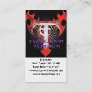 Translucent Existence Biz Cards