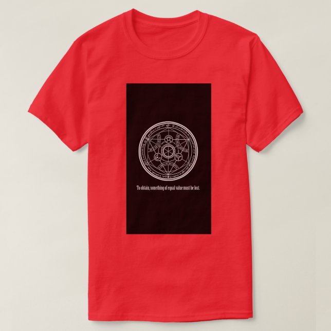 Transmutation Circle 6 T-Shirt (Design Front)