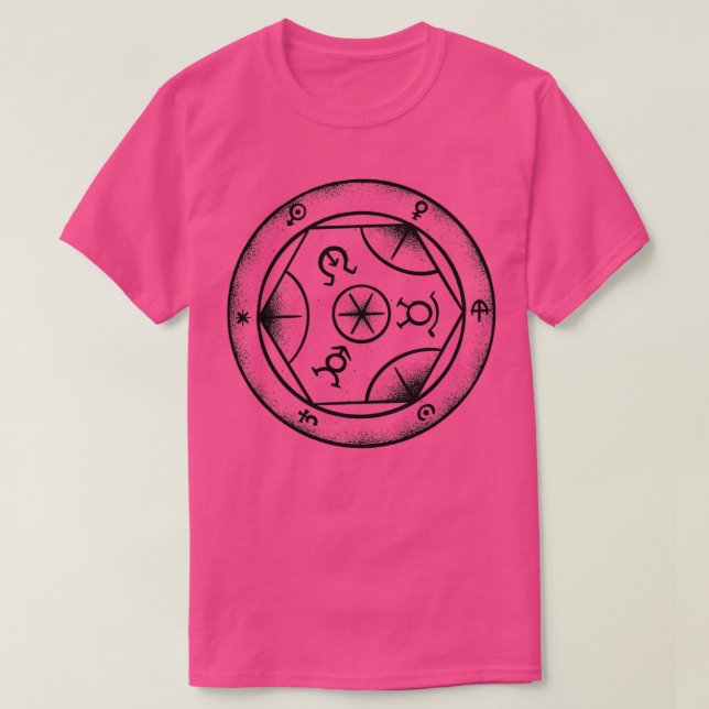transmutation circle alchemy alchemist T-Shirt (Design Front)