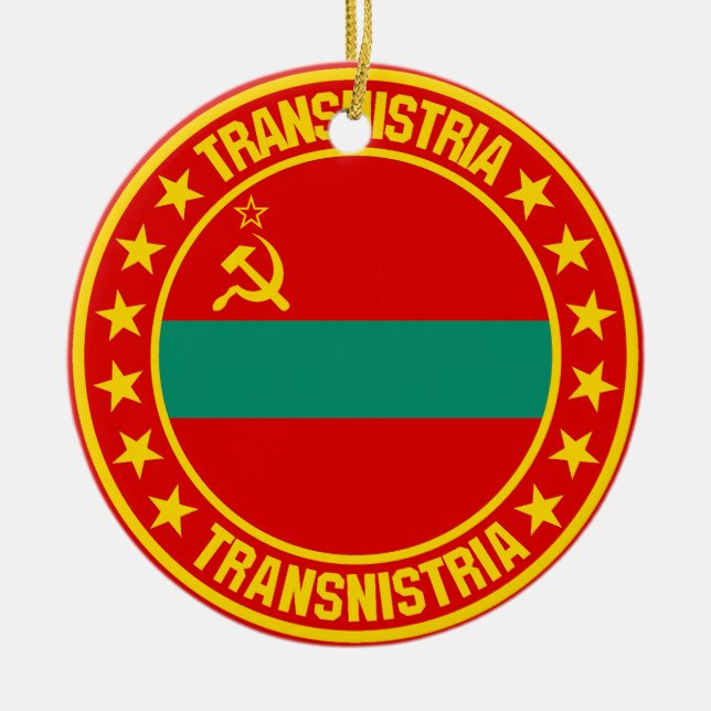 Transnistria                                       ceramic tree decoration (Front)
